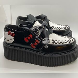 T.U.K. Hello Kitty limited edition mondo creepers size Us5 EU36 NWB